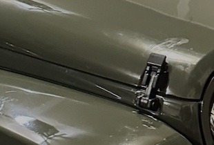 Before · Stock rubber latch
