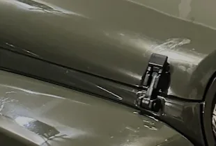 Before · Stock rubber latch