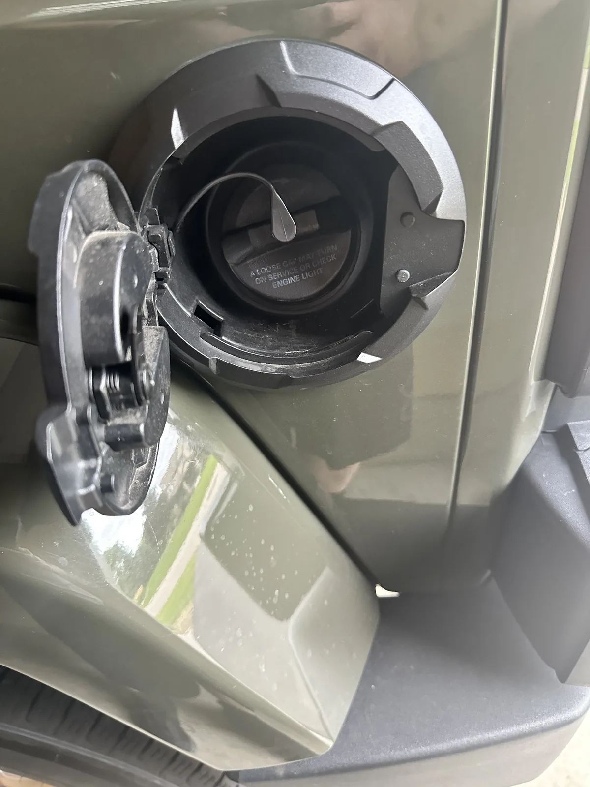 The gas cap that turned out to be the whole problem