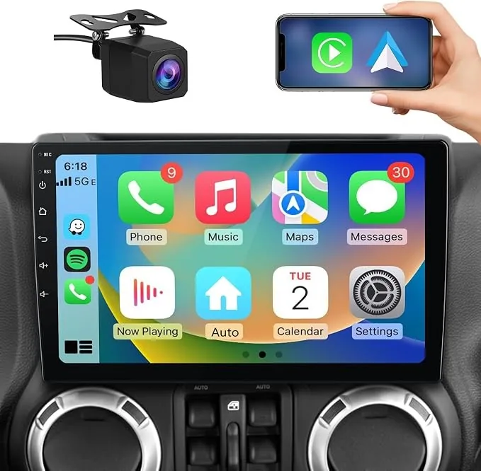 Wireless CarPlay & Android Auto radio product photo